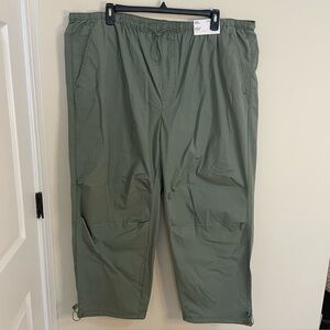 NWT Arizona Jeans Co. Baggy Flex Elastic Waist Olive Pants Men’s Size 3X